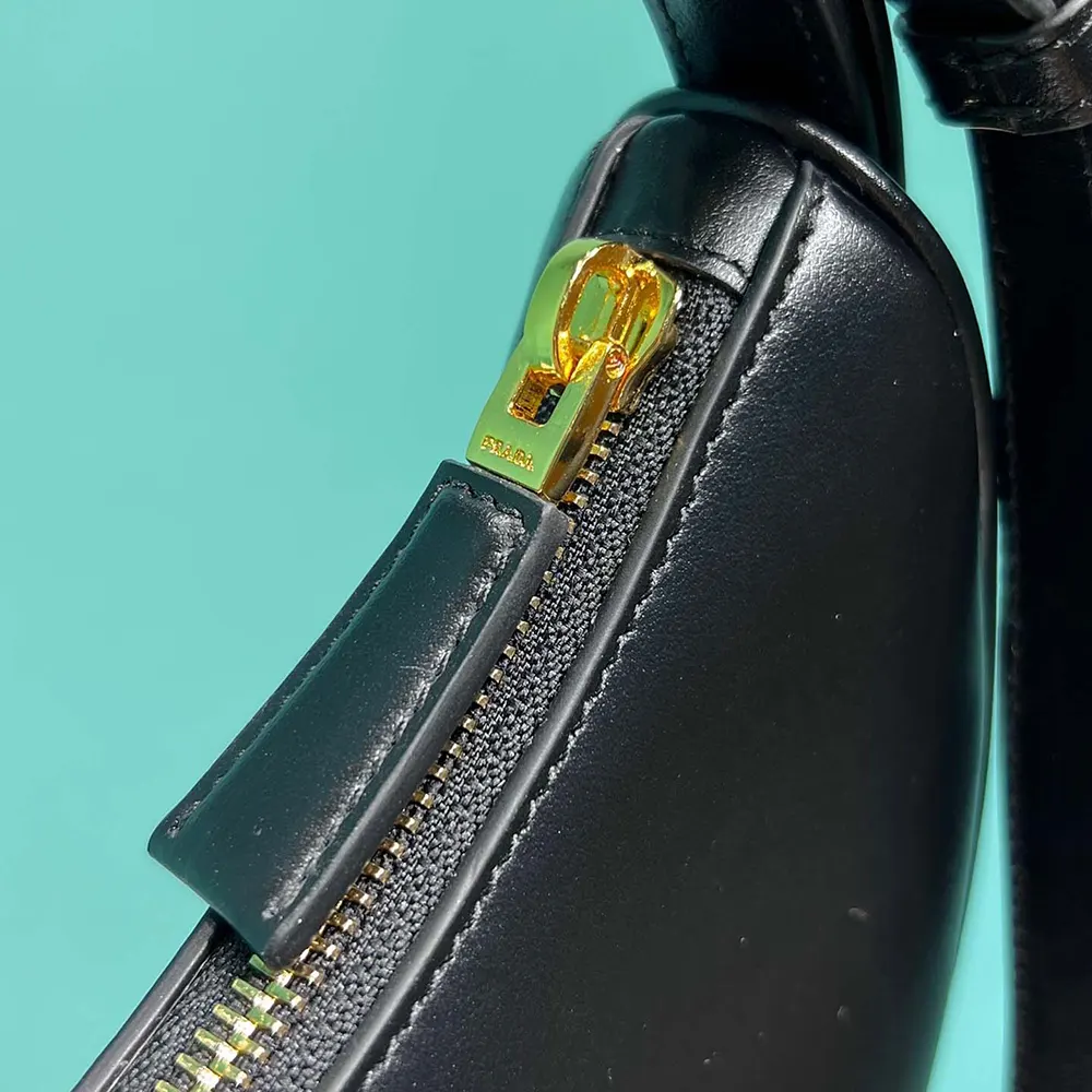 Prada Women Arqué Mini Leather Shoulder Bag - image 7