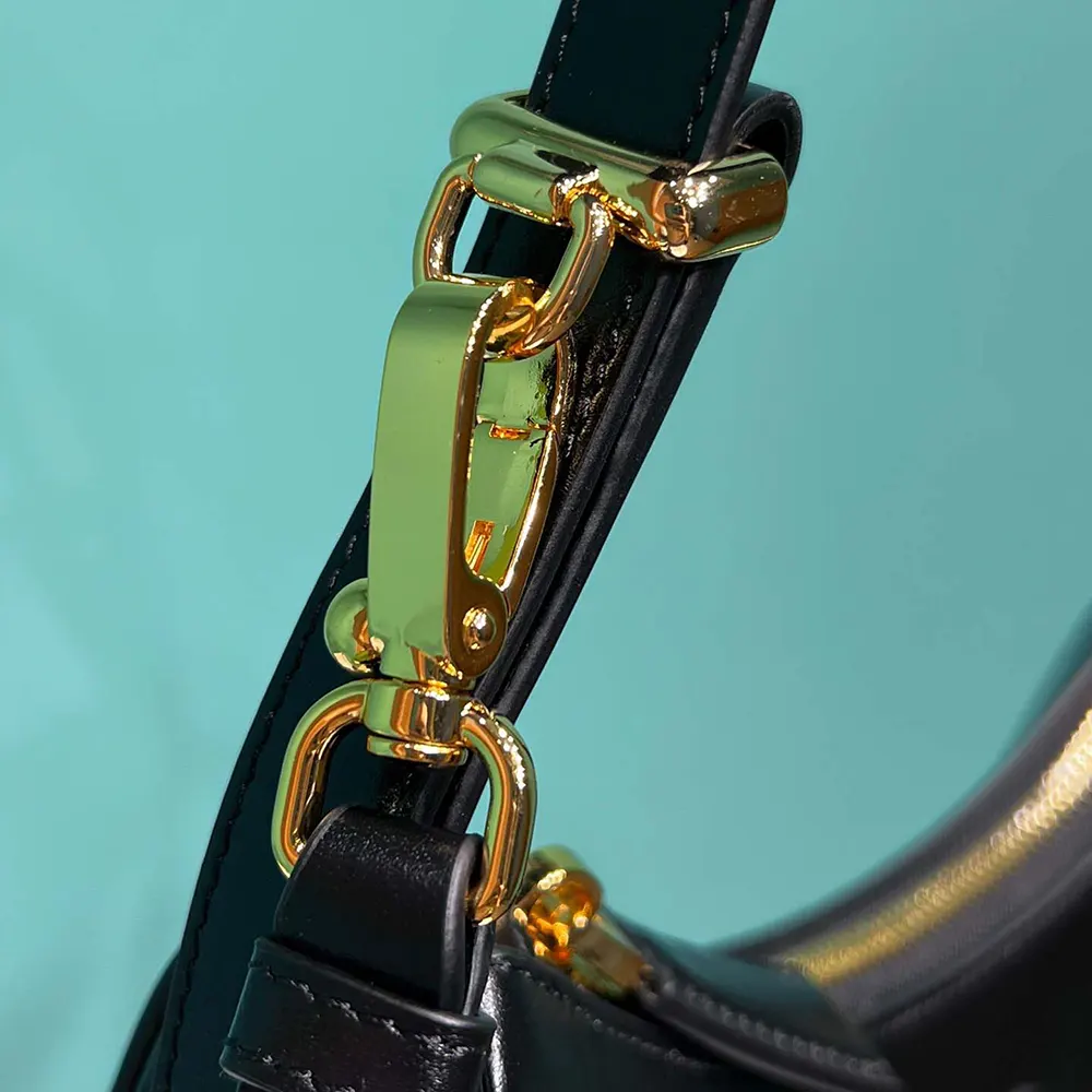 Prada Women Arqué Mini Leather Shoulder Bag - image 8