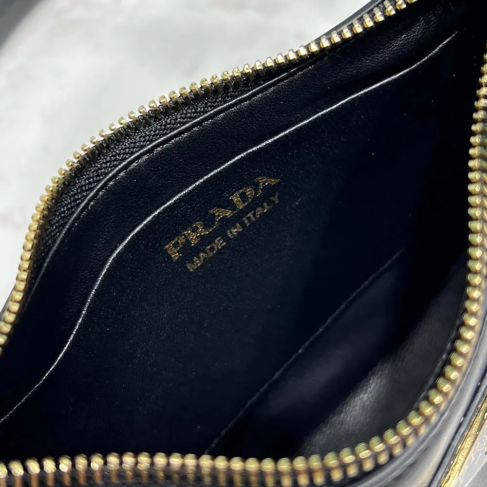 Prada Women Arqué Mini Leather Shoulder Bag - image 9