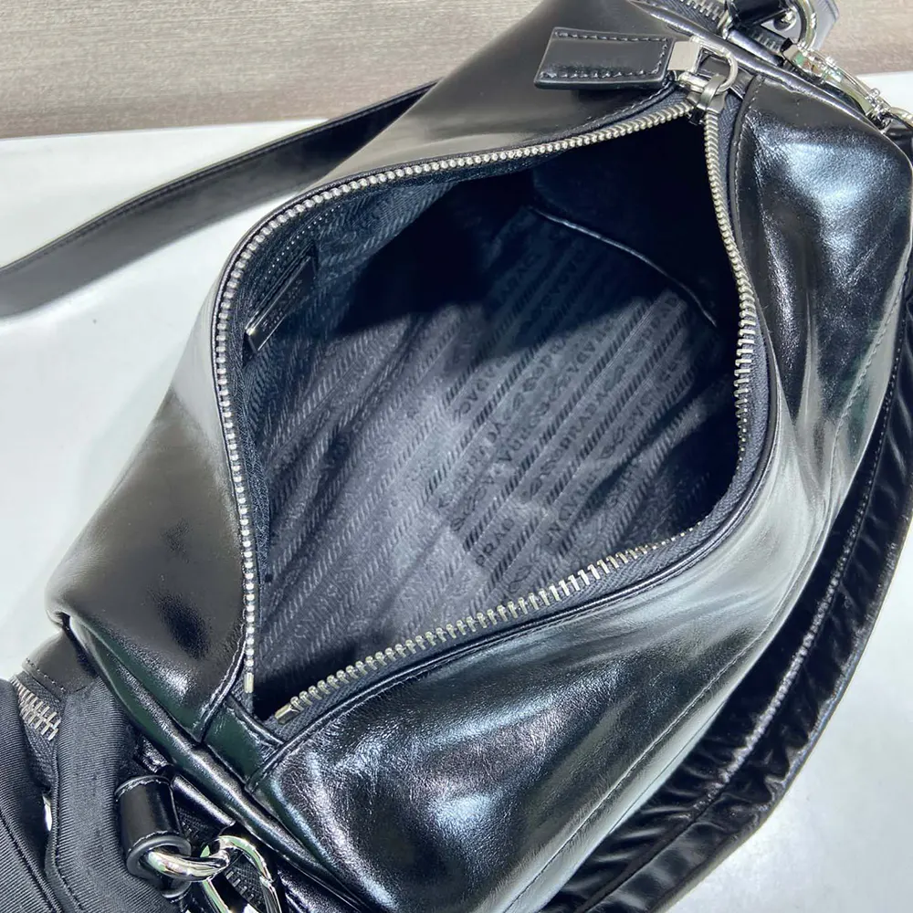 Prada Women Distressed Nappa Leather Shoulder Bag - image 9