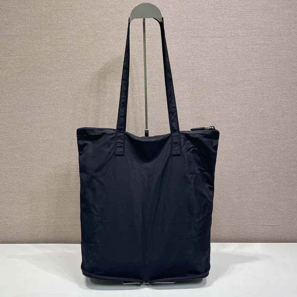 Prada Women Saffiano Leather Pendant With Re-Nylon Tote Bag-Black - image 4