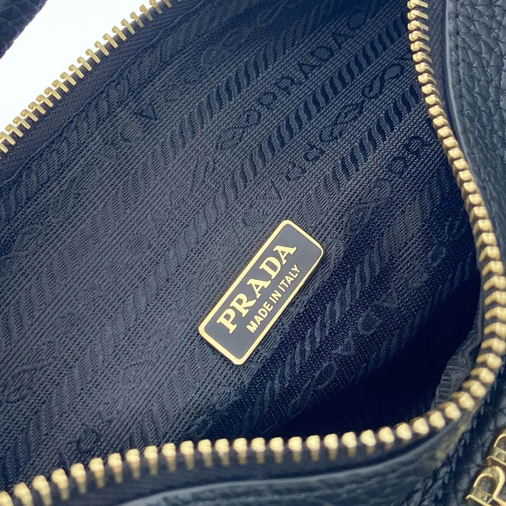 Prada Women Small Leather Bag-Black - image 10