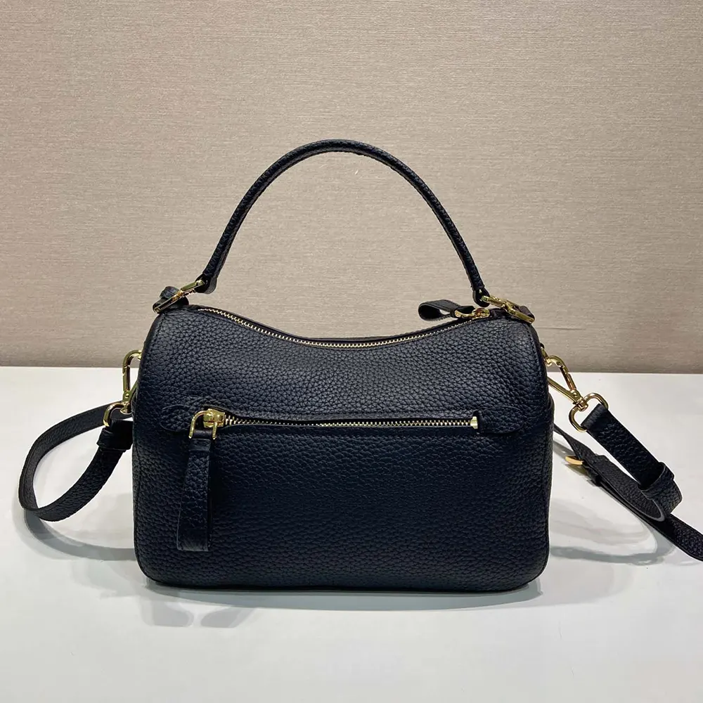 Prada Women Small Leather Bag-Black - image 4
