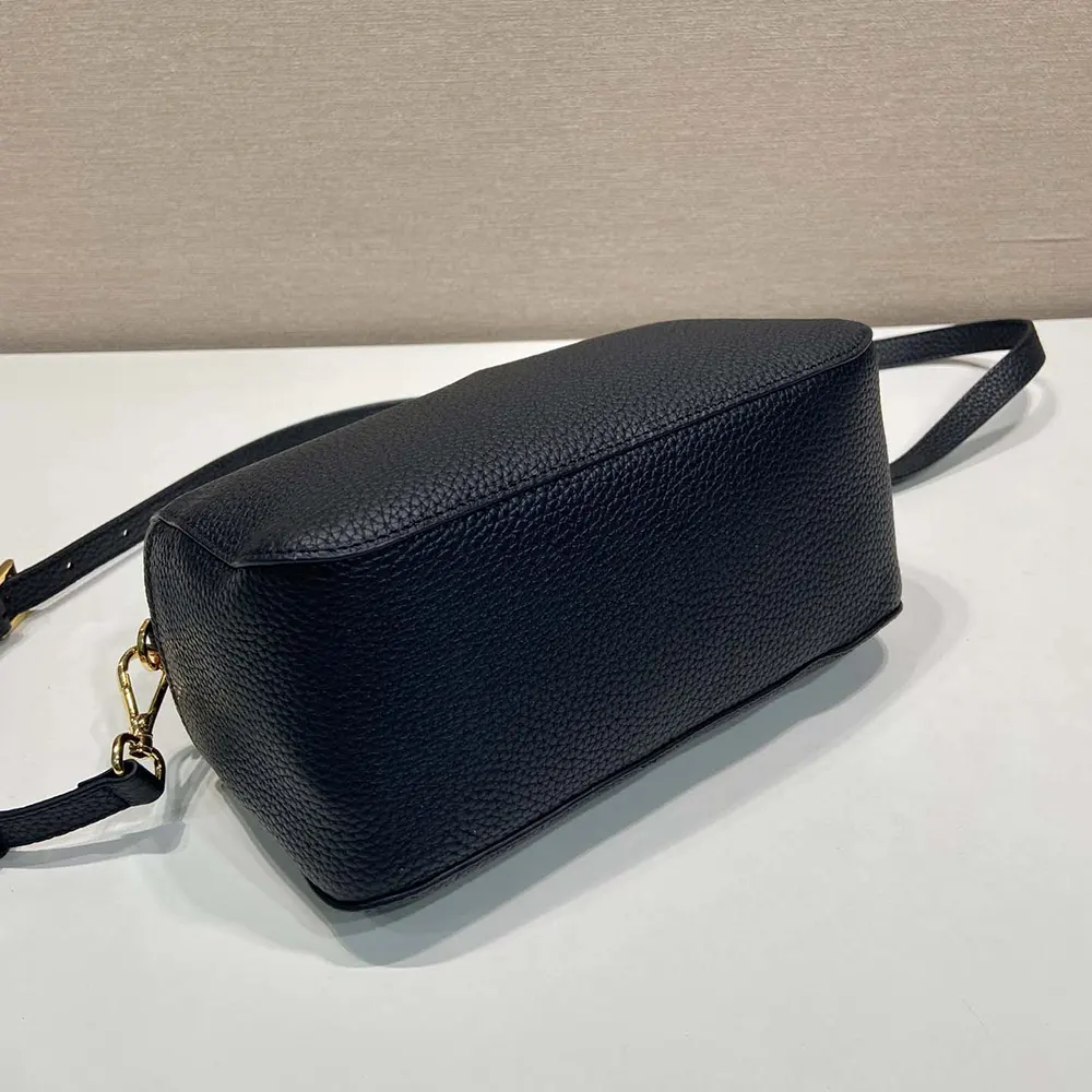 Prada Women Small Leather Bag-Black - image 7