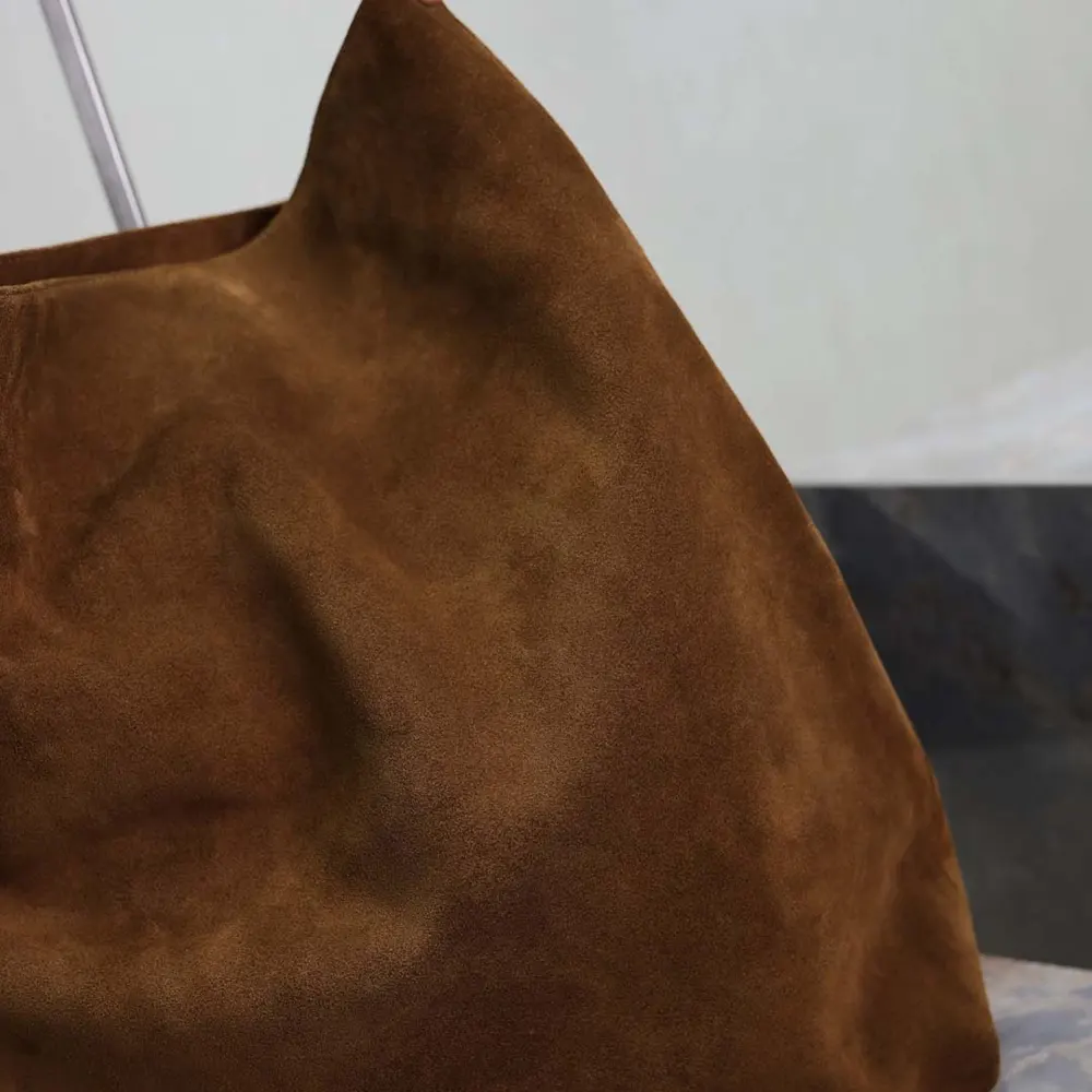 Saint Laurent YSL Women Amalia In Suede-Brown - image 6