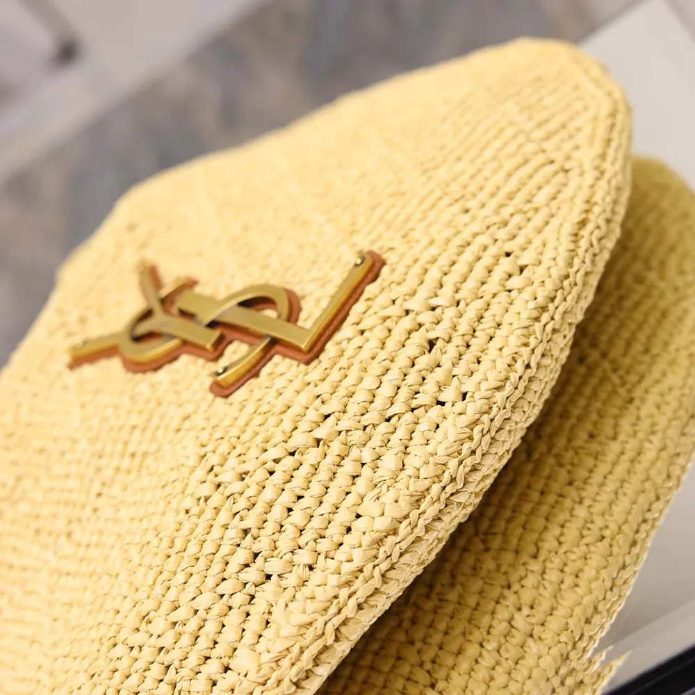Saint Laurent YSL Women Icare Hobo In Raffia - image 7