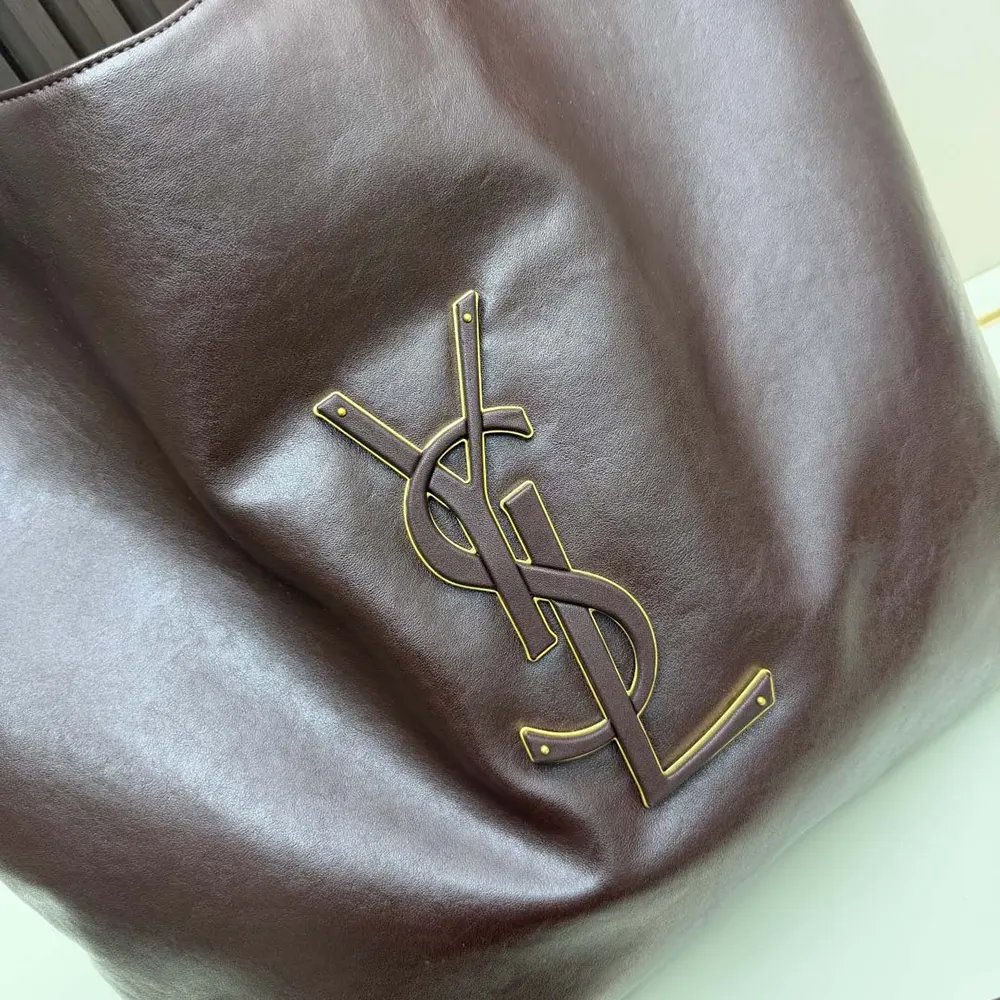 Saint Laurent YSL Women Icare In Smooth Leather Burgundy - image 5