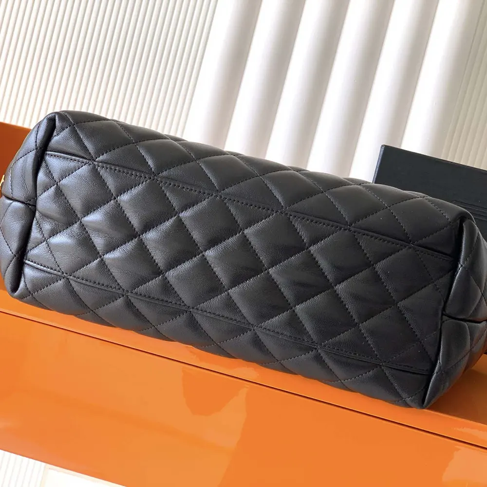 Saint Laurent YSL Women Icare Medium In Quilted Nappa Black - image 5