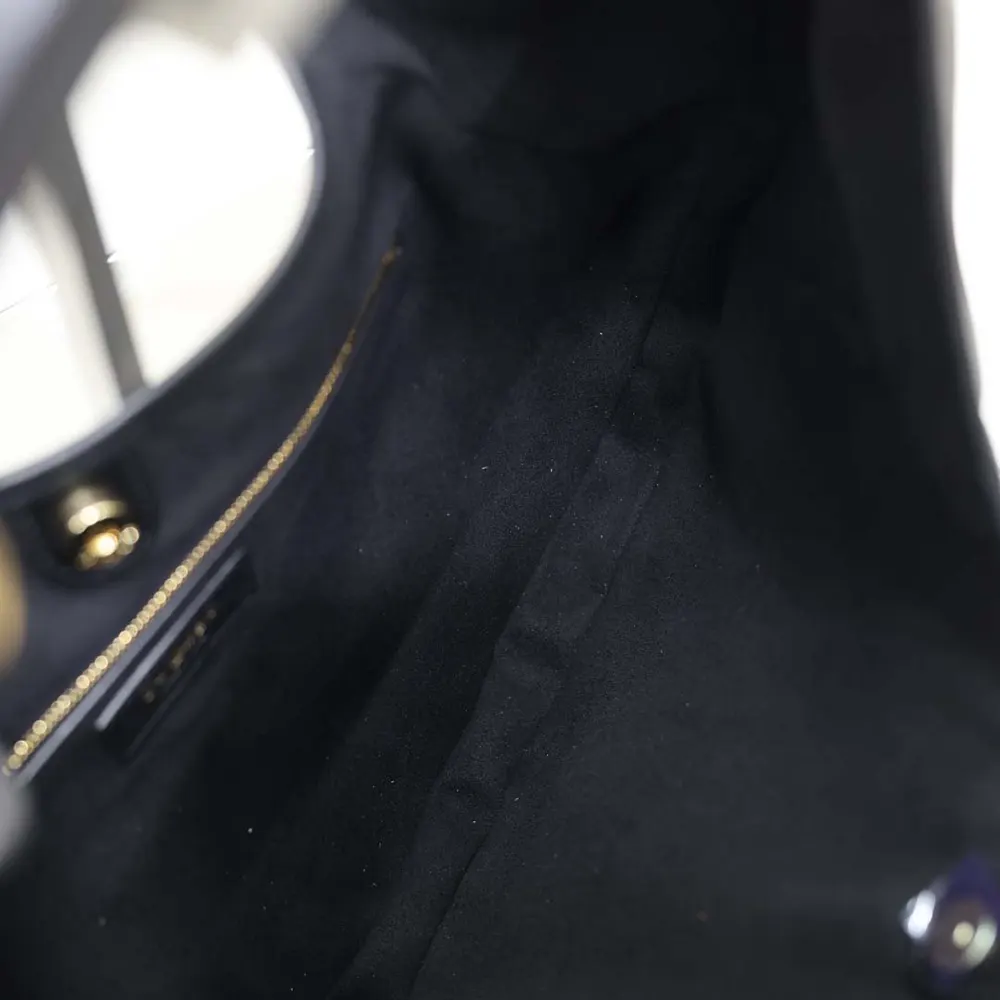 Saint Laurent YSL Women Mombasa Medium In Leather-Black - image 9