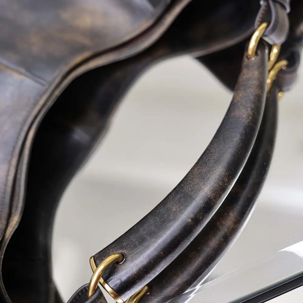 Saint Laurent YSL Women Mombasa Medium In Vintage Leather - image 9