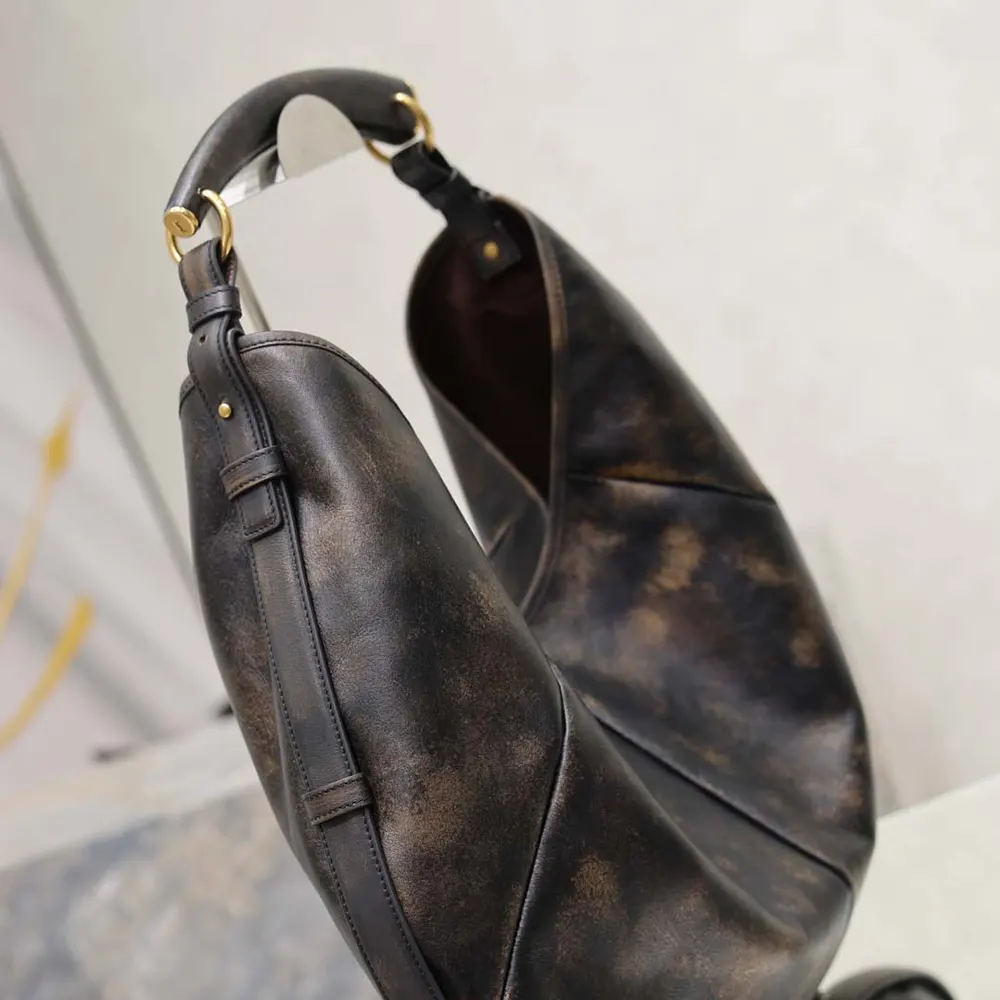 Saint Laurent YSL Women Mombasa Medium In Vintage Leather - image 4
