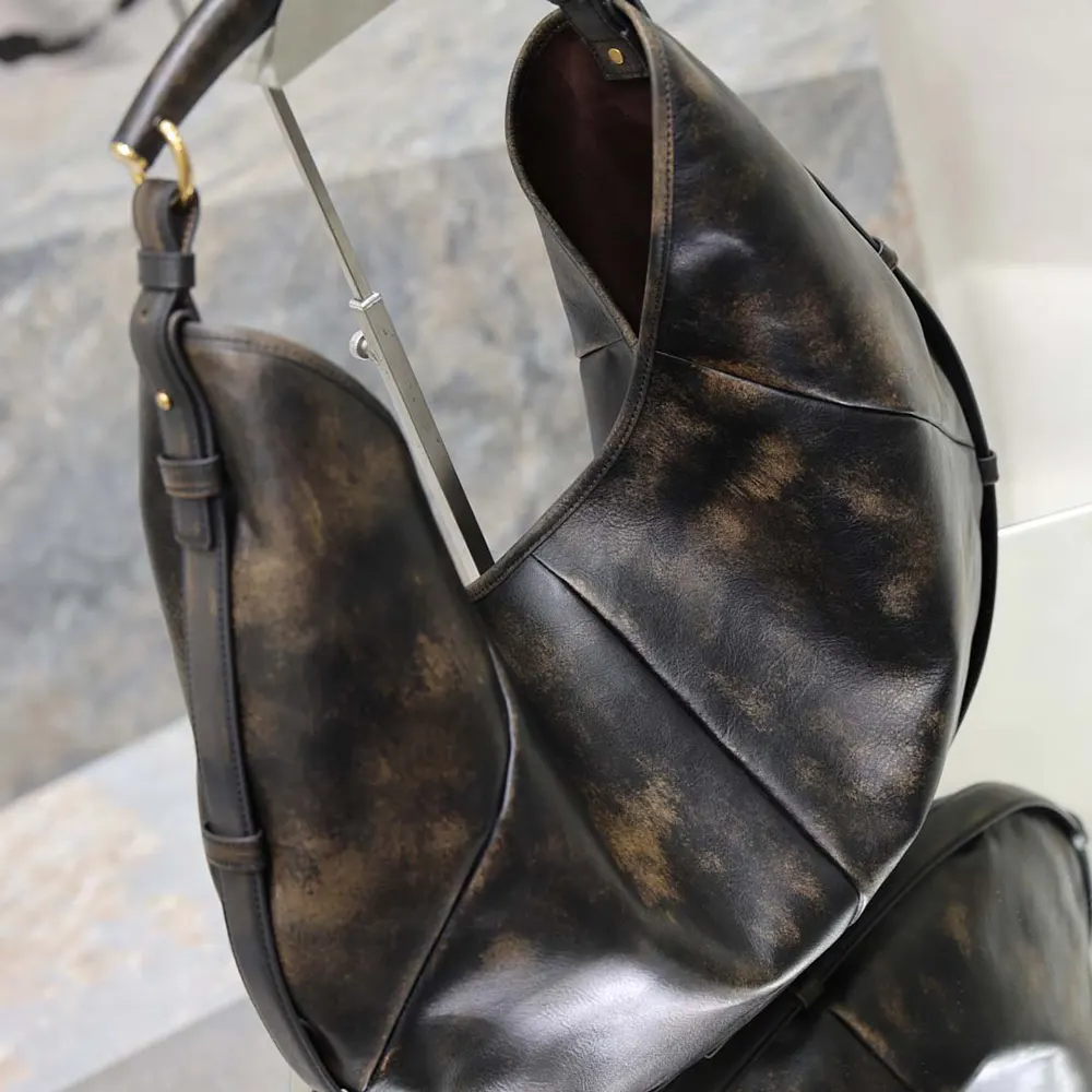 Saint Laurent YSL Women Mombasa Medium In Vintage Leather - image 6