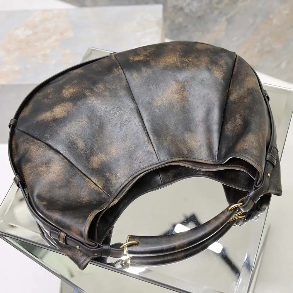 Saint Laurent YSL Women Mombasa Medium In Vintage Leather - image 5