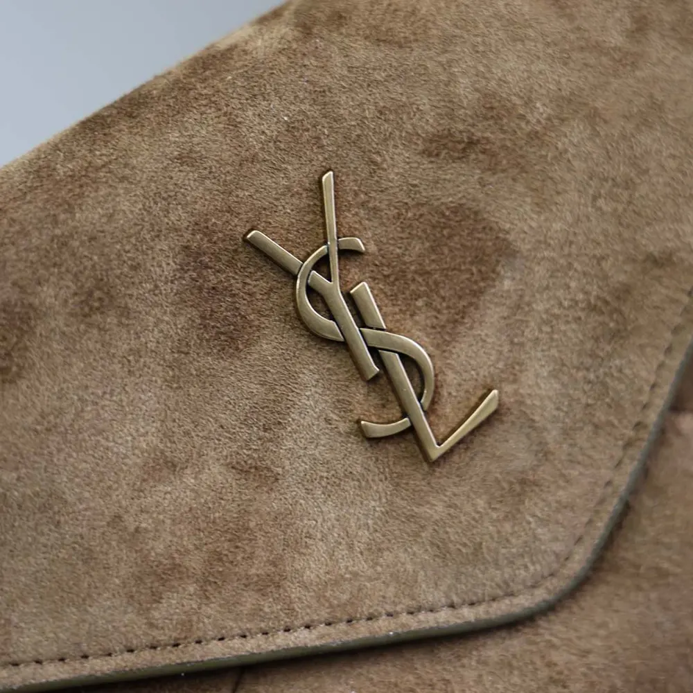 Saint Laurent YSL Women Cassandre Small Chain Pouch In Suede 19cm - image 8
