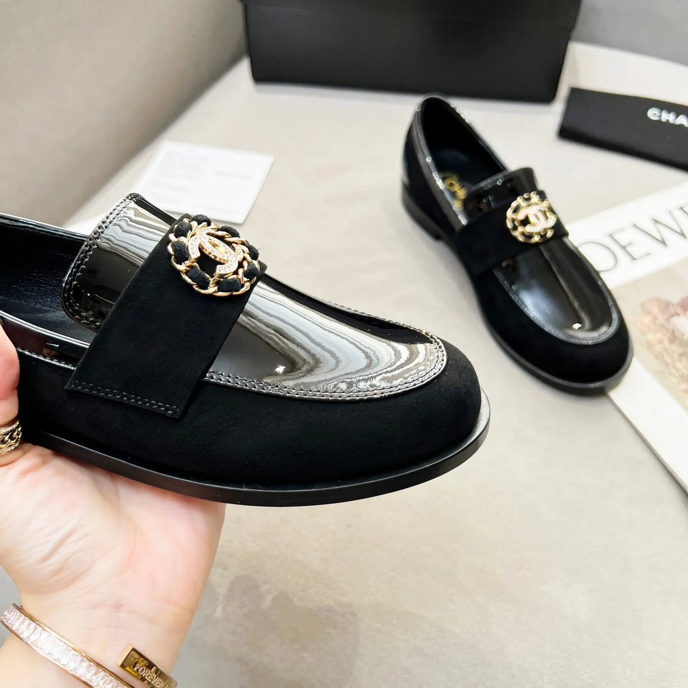 Alternative view of Chanel Women’s Loafers Black