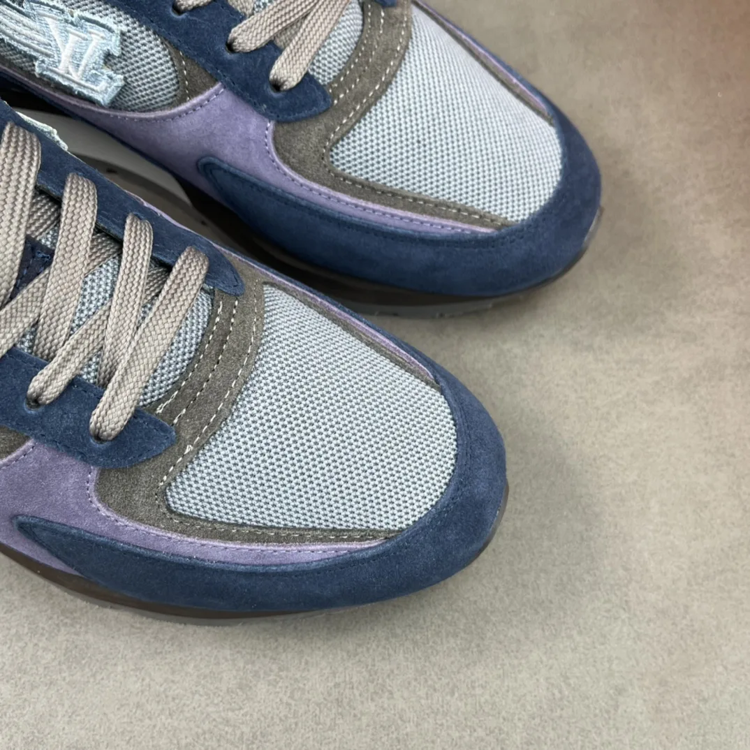 Louis Vuitton Run Away Sneaker Blue LV 1A9J03 - Image 9