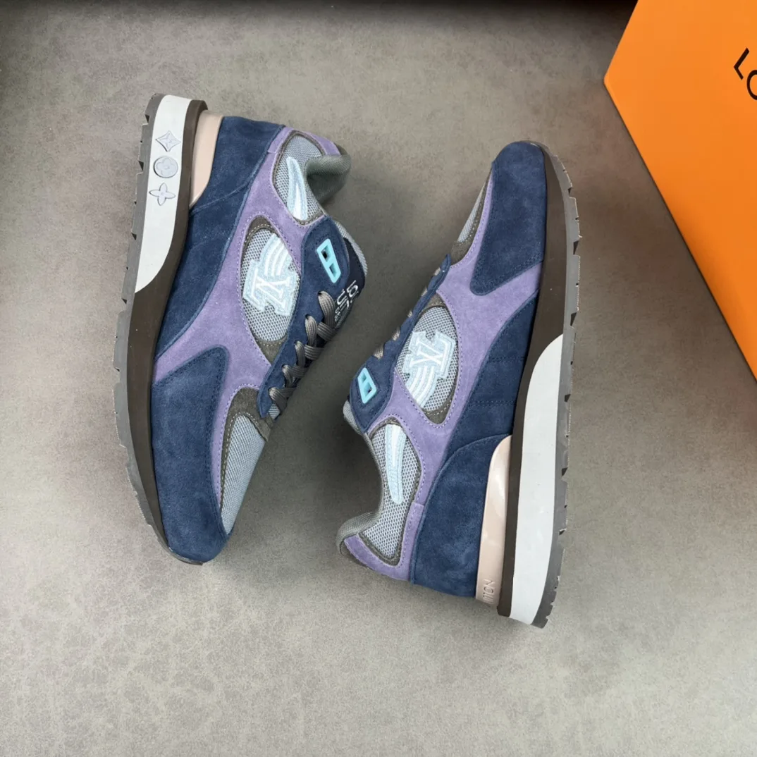 Louis Vuitton Run Away Sneaker Blue LV 1A9J03 - Image 8