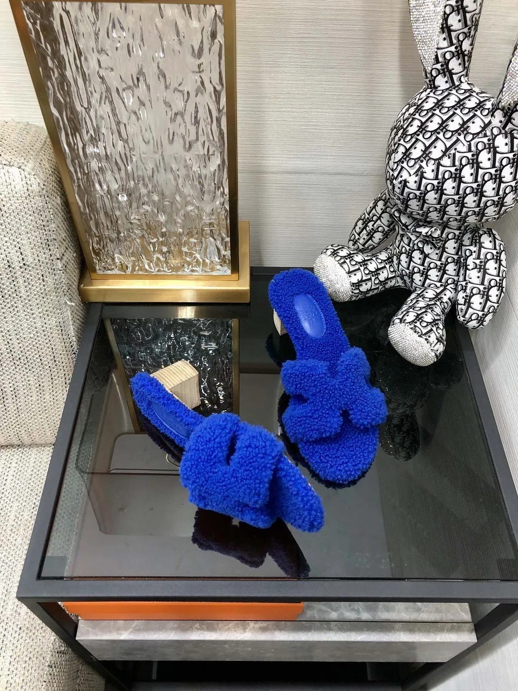 Alternative view of Hermes Oasis Sandal Dark Blue /