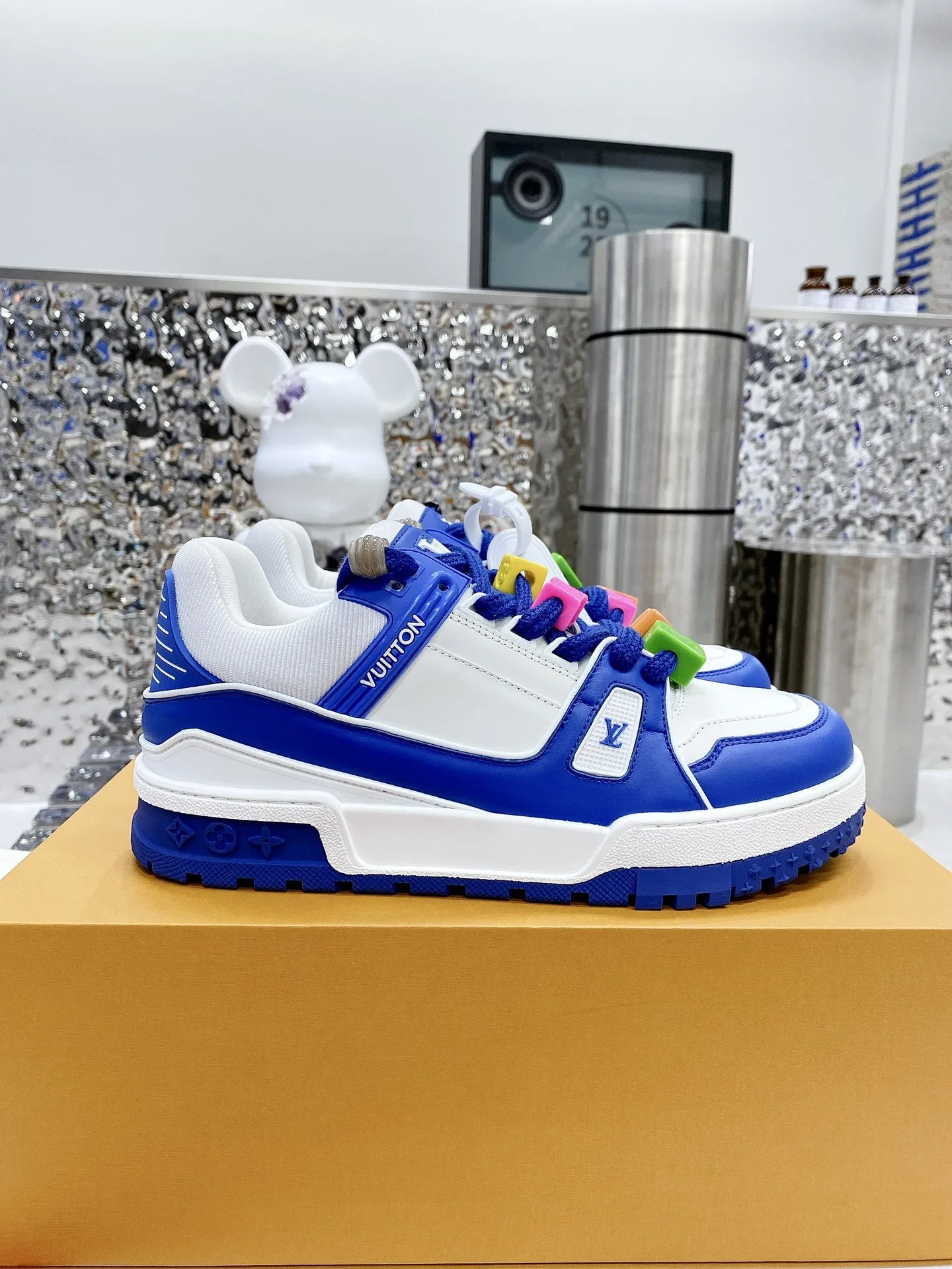 Louis Vuitton LV Trainer Sneaker Blue - Image 7