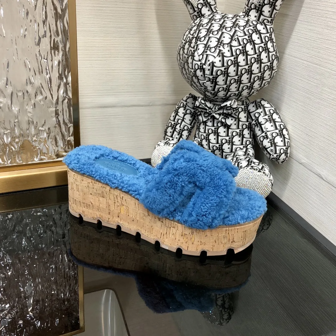 Alternative view of Hermes Figari Sandal Blue