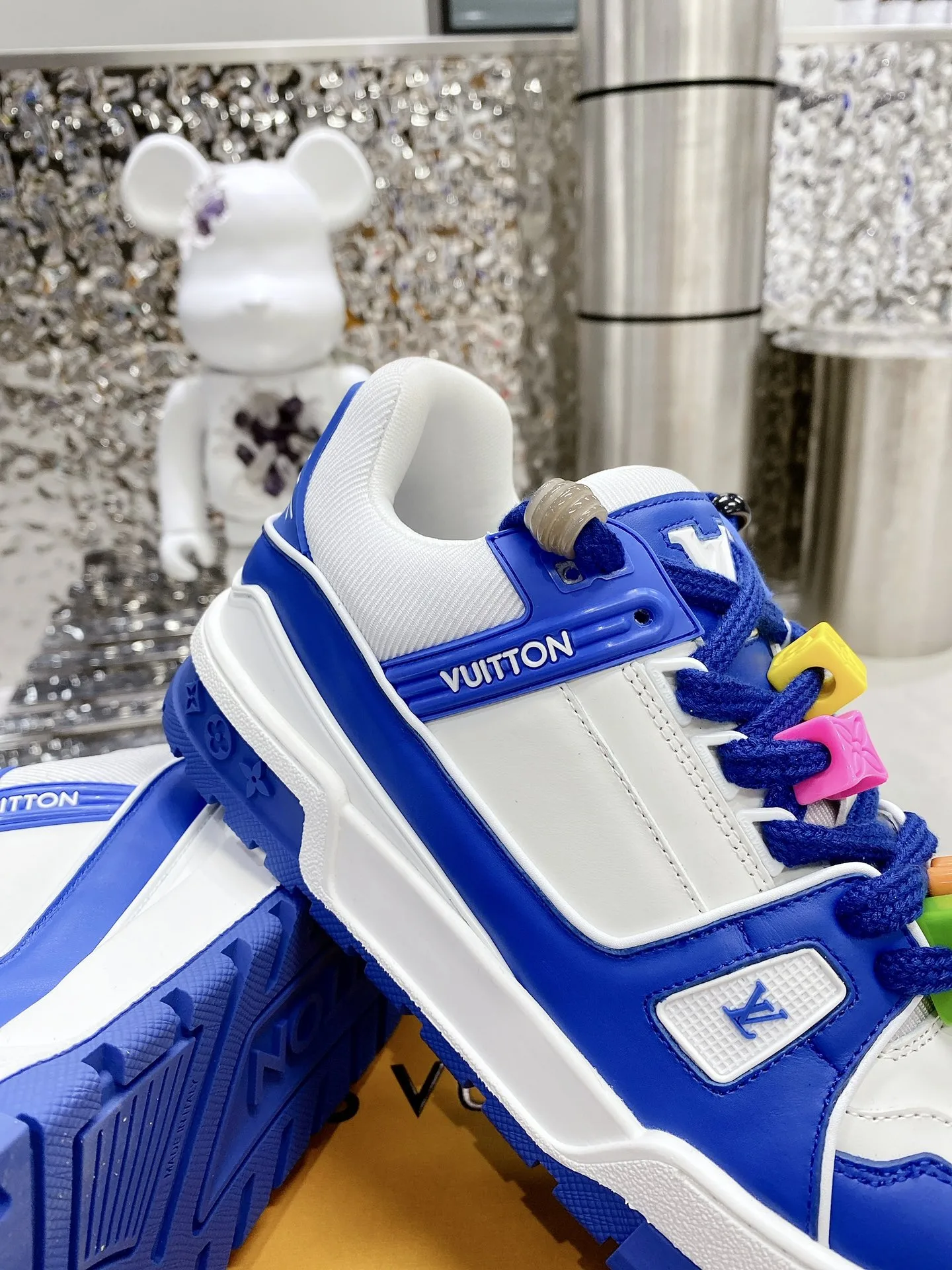 Louis Vuitton LV Trainer Sneaker Blue - Image 4