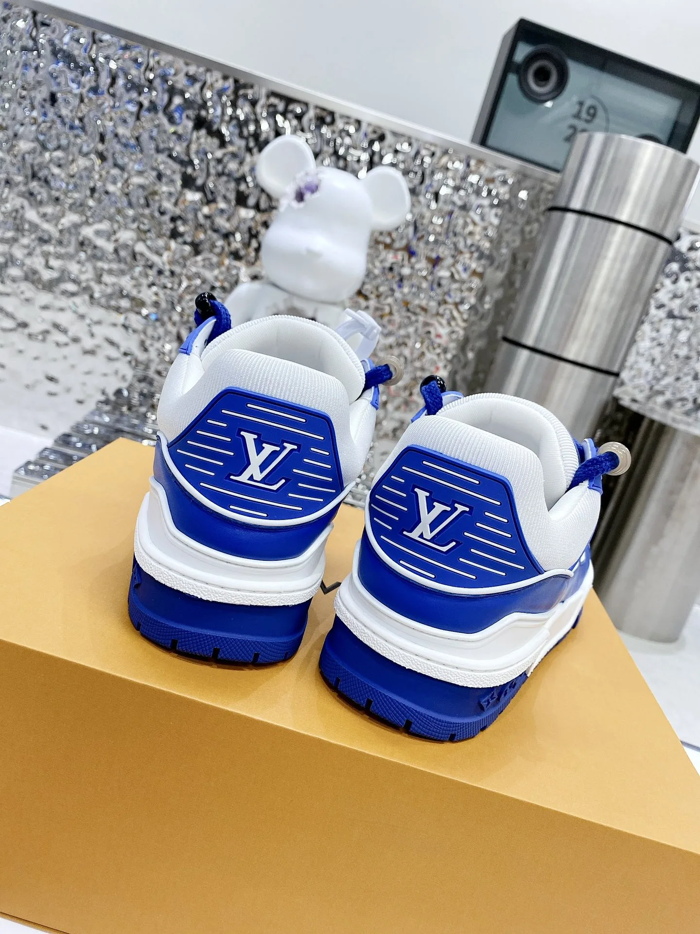 Louis Vuitton LV Trainer Sneaker Blue - Image 3