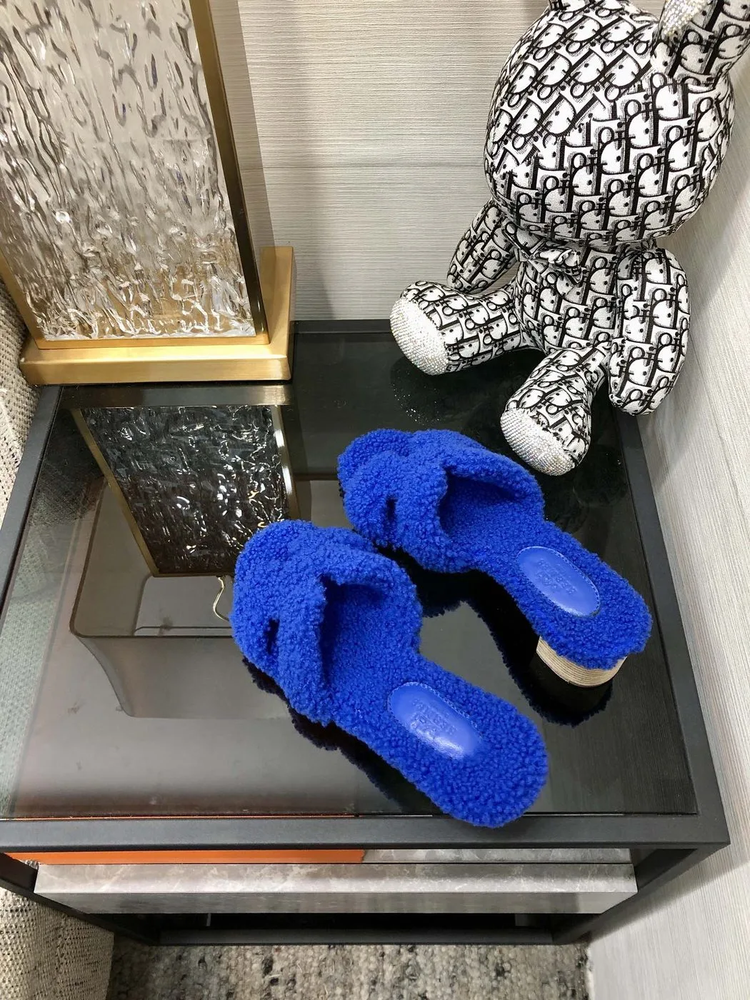 Hermes Oasis Sandal Dark Blue / - Image 4