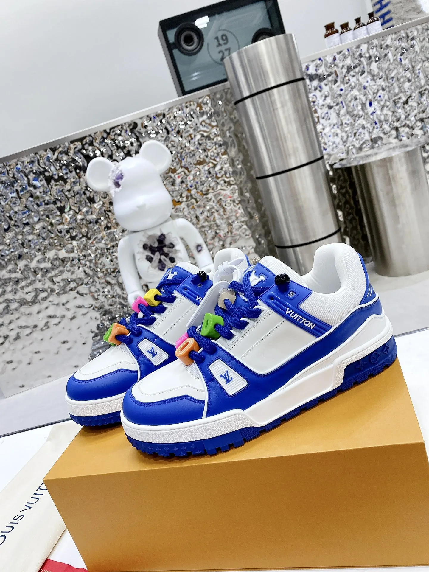 Alternative view of Louis Vuitton LV Trainer Sneaker Blue