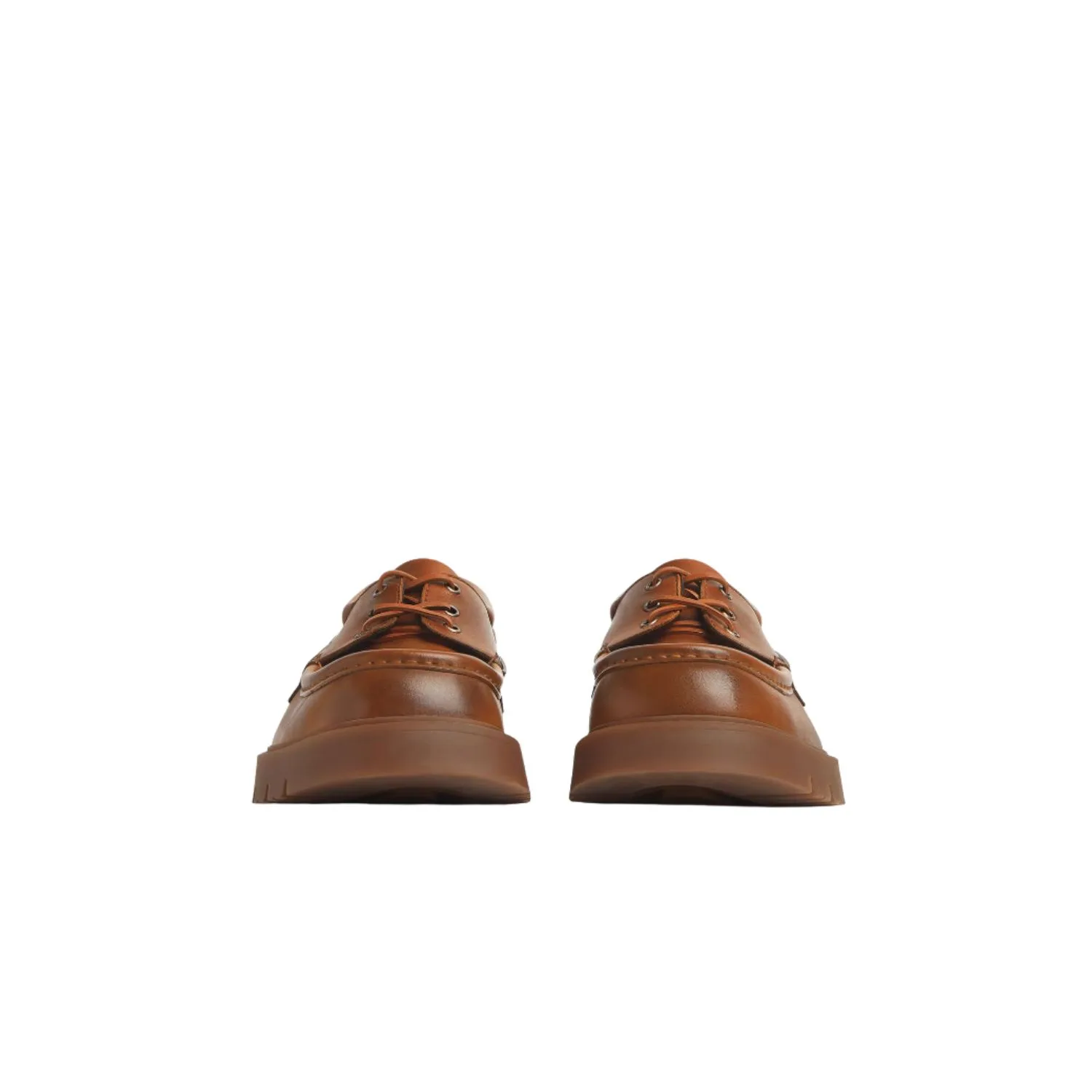 Bottega Veneta Haddock Boat Shoe Light Wood - Image 4