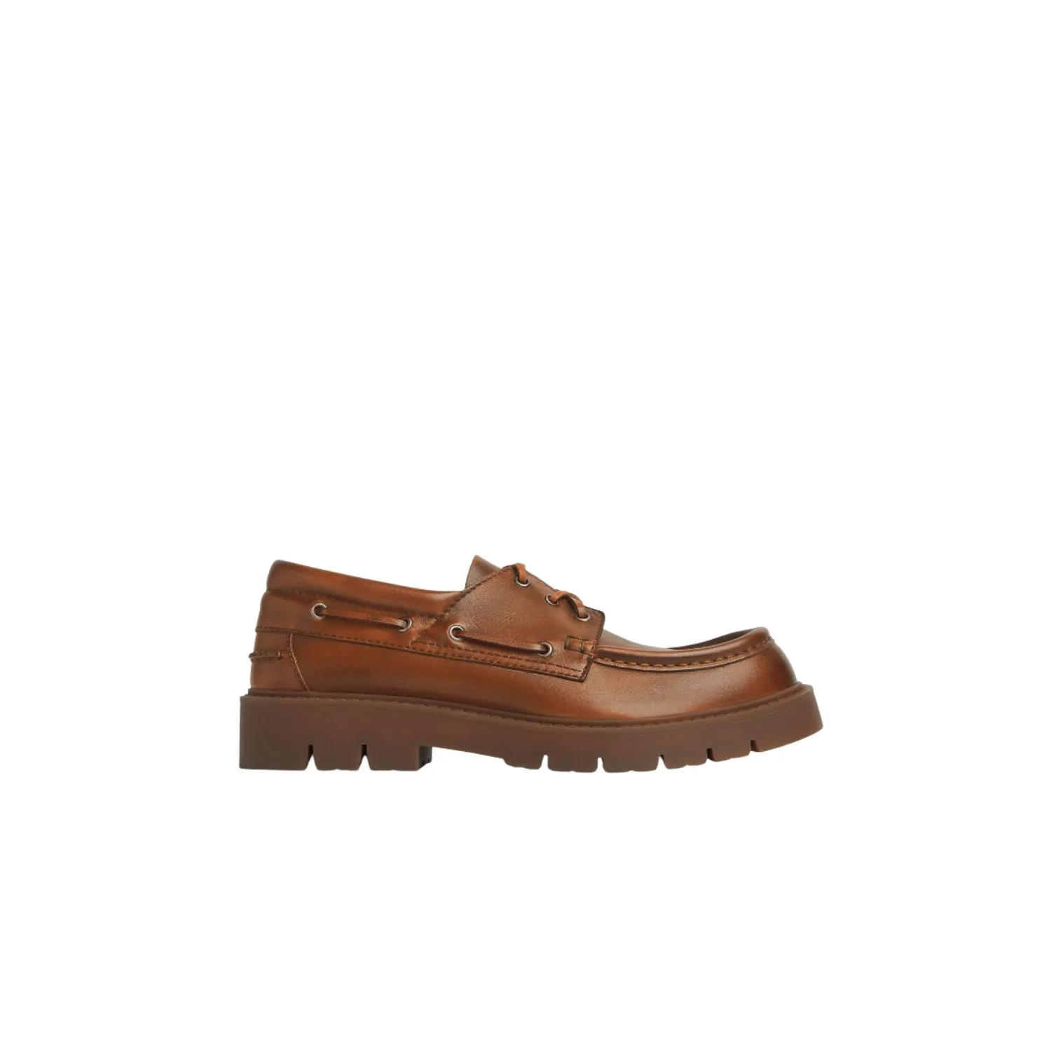 Alternative view of Bottega Veneta Haddock Boat Shoe Light Wood