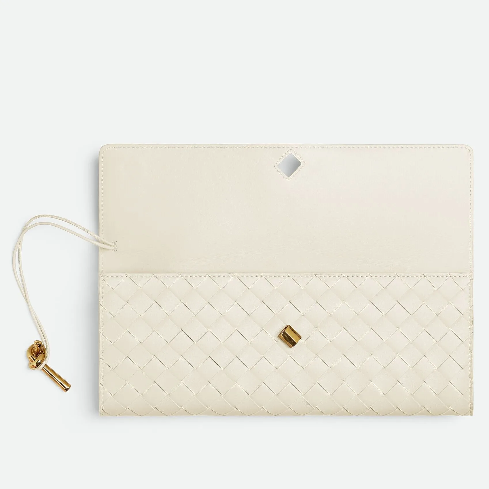Bottega Veneta Andiamo Clutch Sea Salt / - Image 4