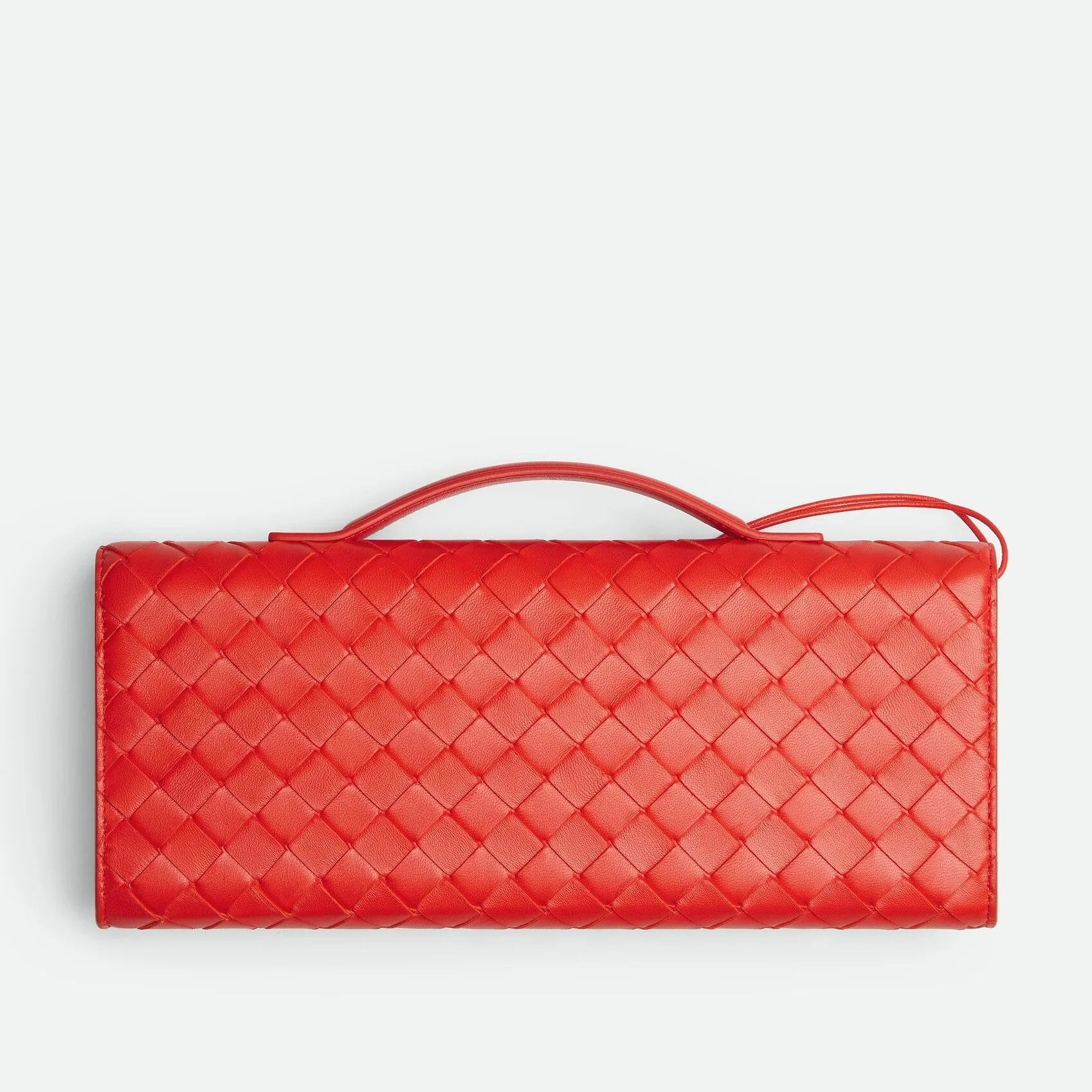 Bottega Veneta Andiamo Clutch Cherry Tomato / - Image 4