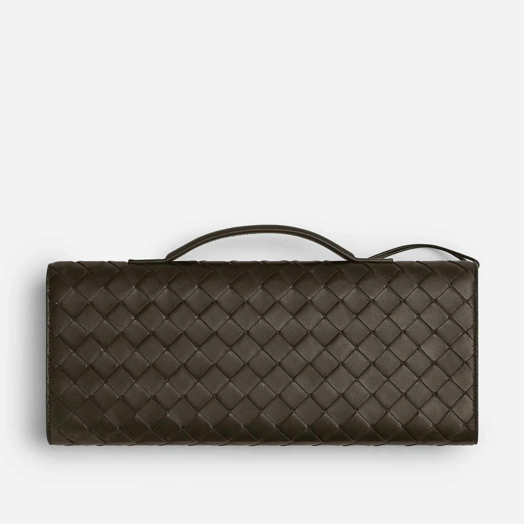 Bottega Veneta Andiamo Clutch Kaki / - Image 4