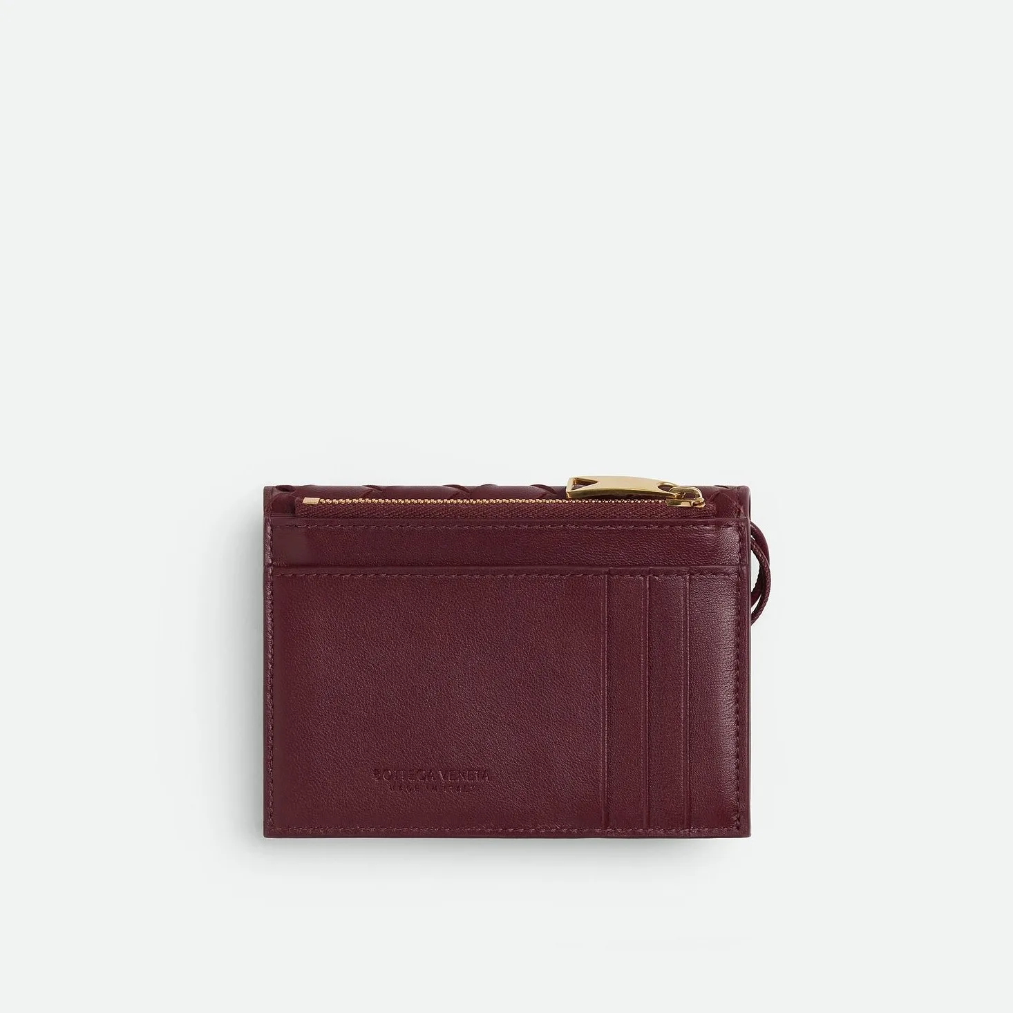 Bottega Veneta Andiamo Zipped Card Case Barolo / - Image 3