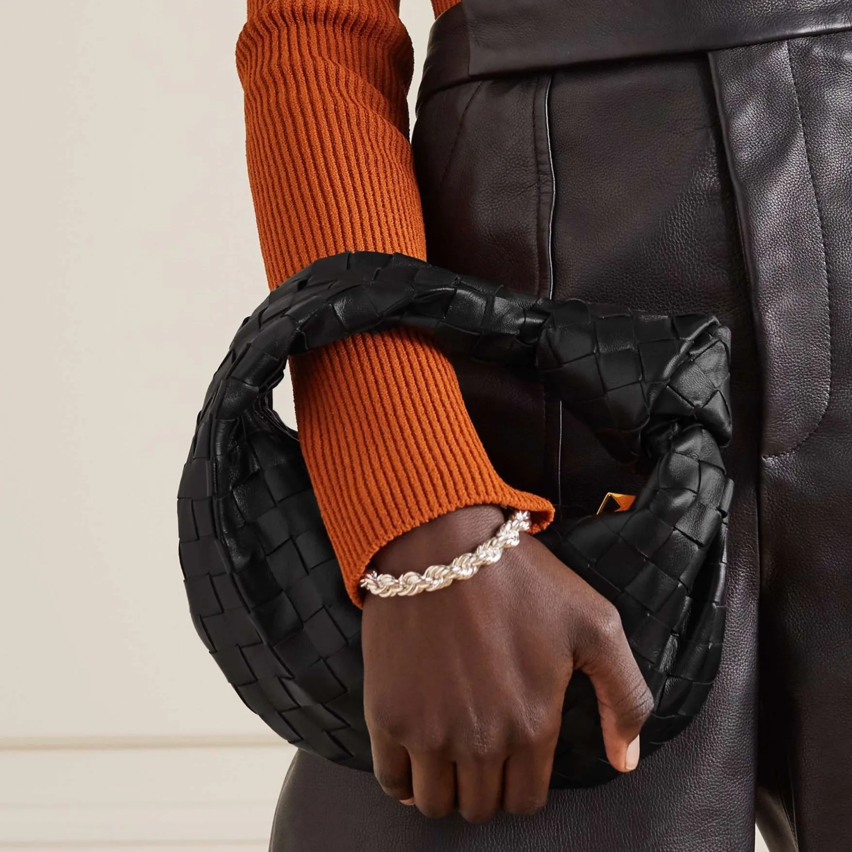 Alternative view of Bottega Veneta Mini Jodie Bag Black /