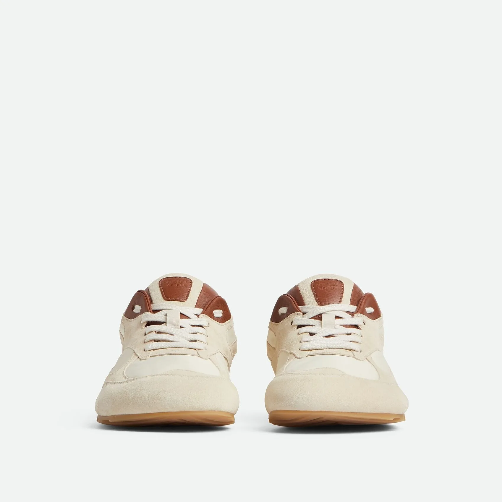 Bottega Veneta Orbit Flash Sneaker Sea Salt/Caramel - Image 4