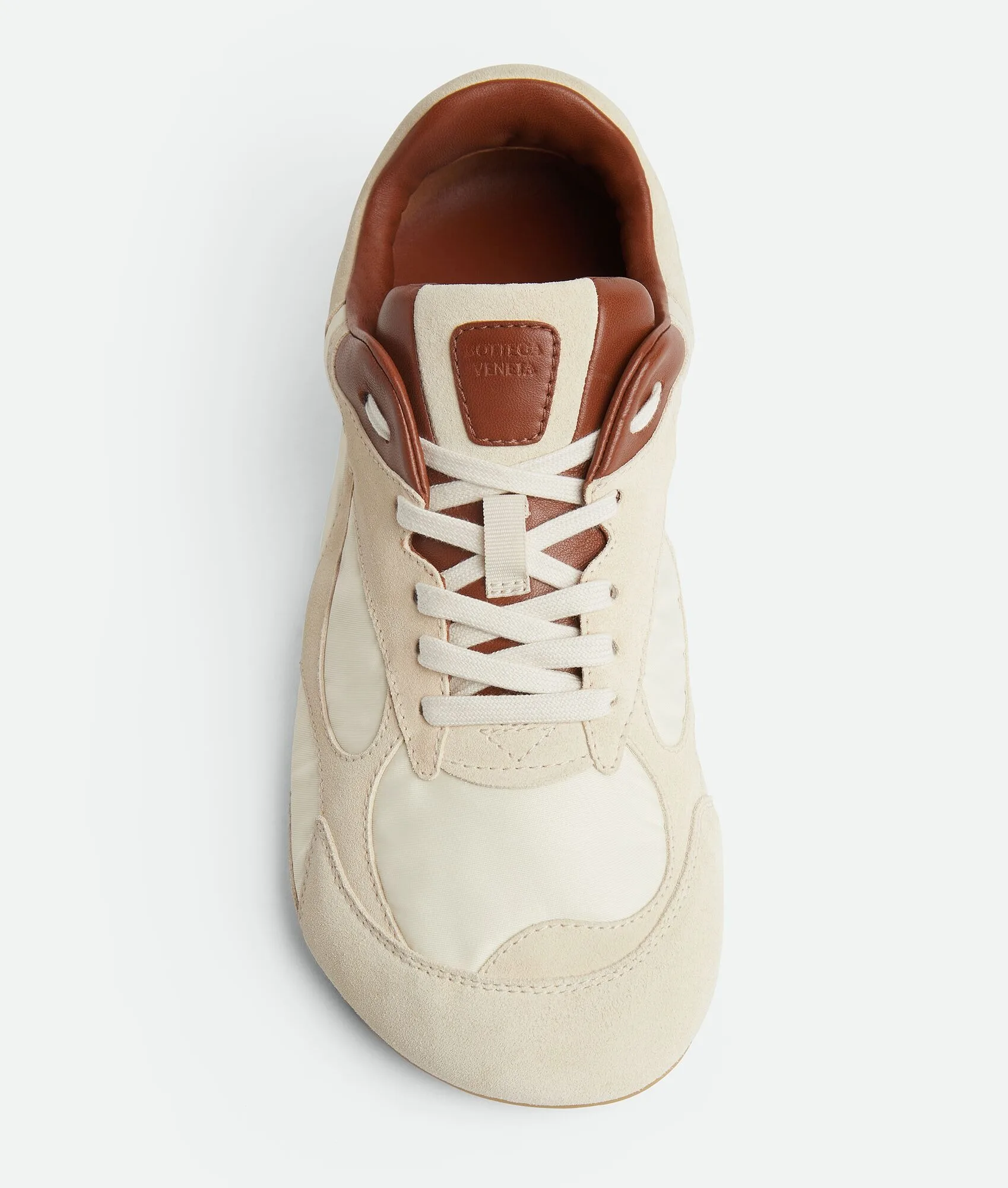 Bottega Veneta Orbit Flash Sneaker Sea Salt/Caramel - Image 6