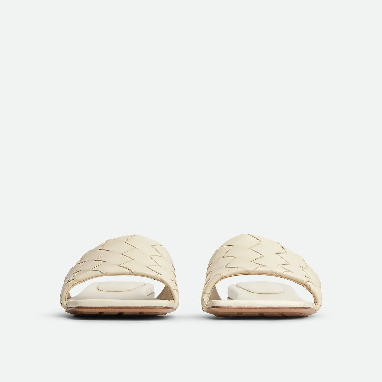 Bottega Veneta Parco Flat Mule Sea Salt - Image 4