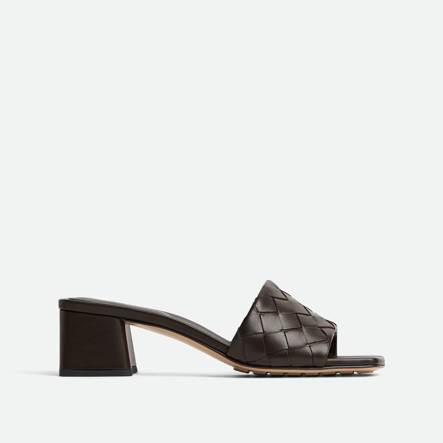 Bottega Veneta Parco Mule Mid Heel Fondant - Image 4