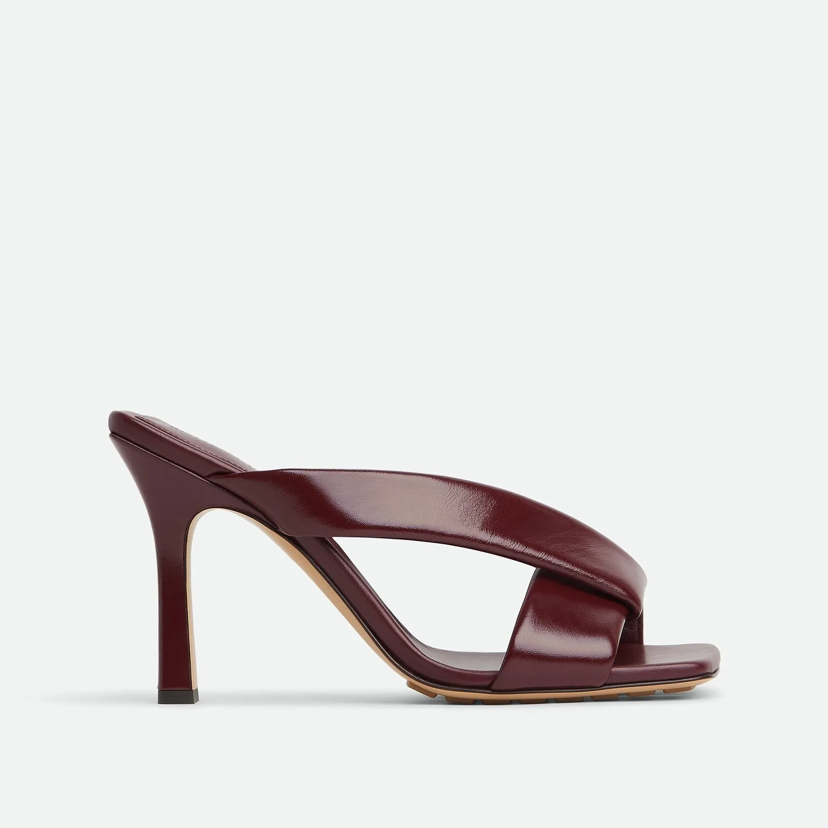Bottega Veneta Riva Mule High Heel Seashell - Image 4