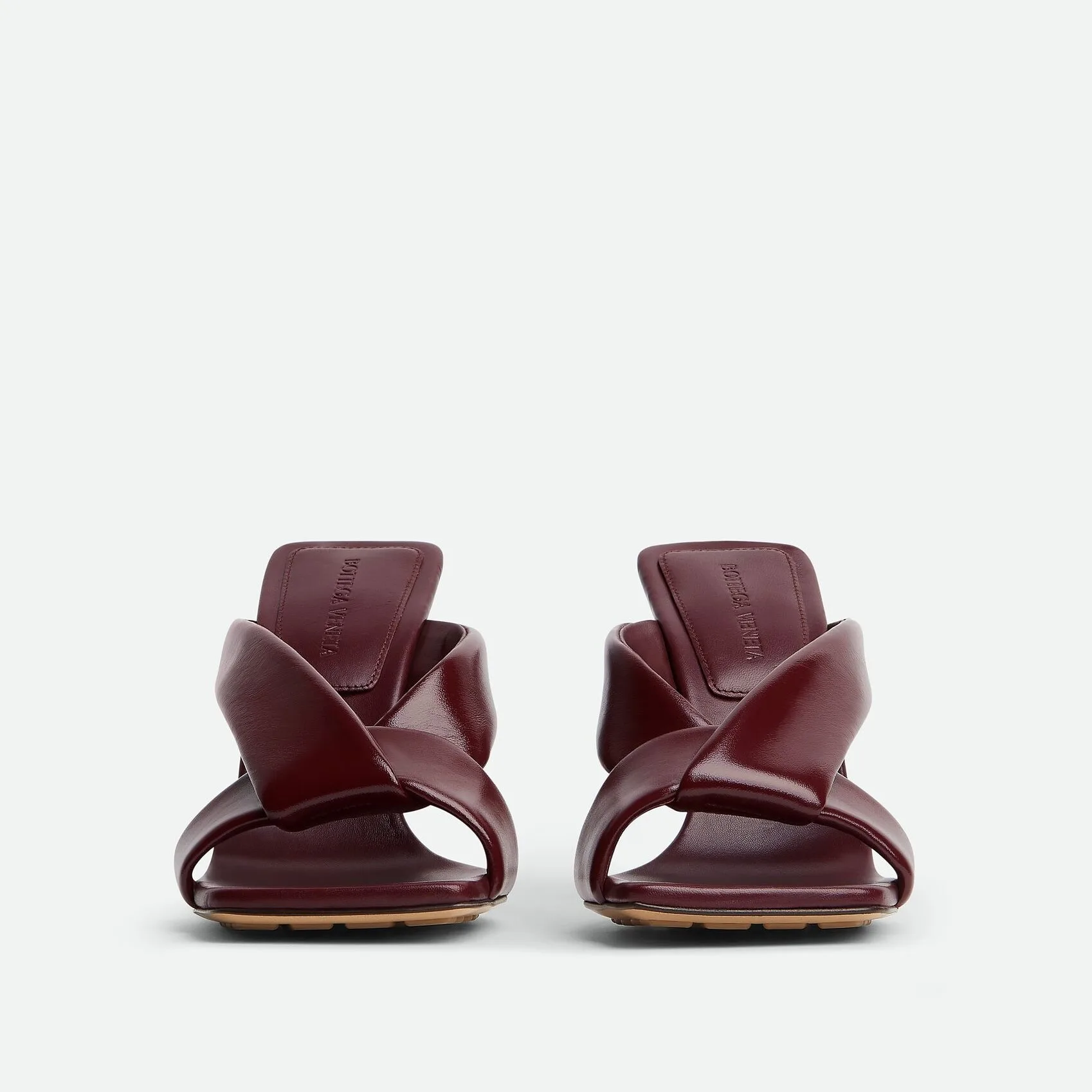 Bottega Veneta Riva Mule High Heel Seashell - Image 3