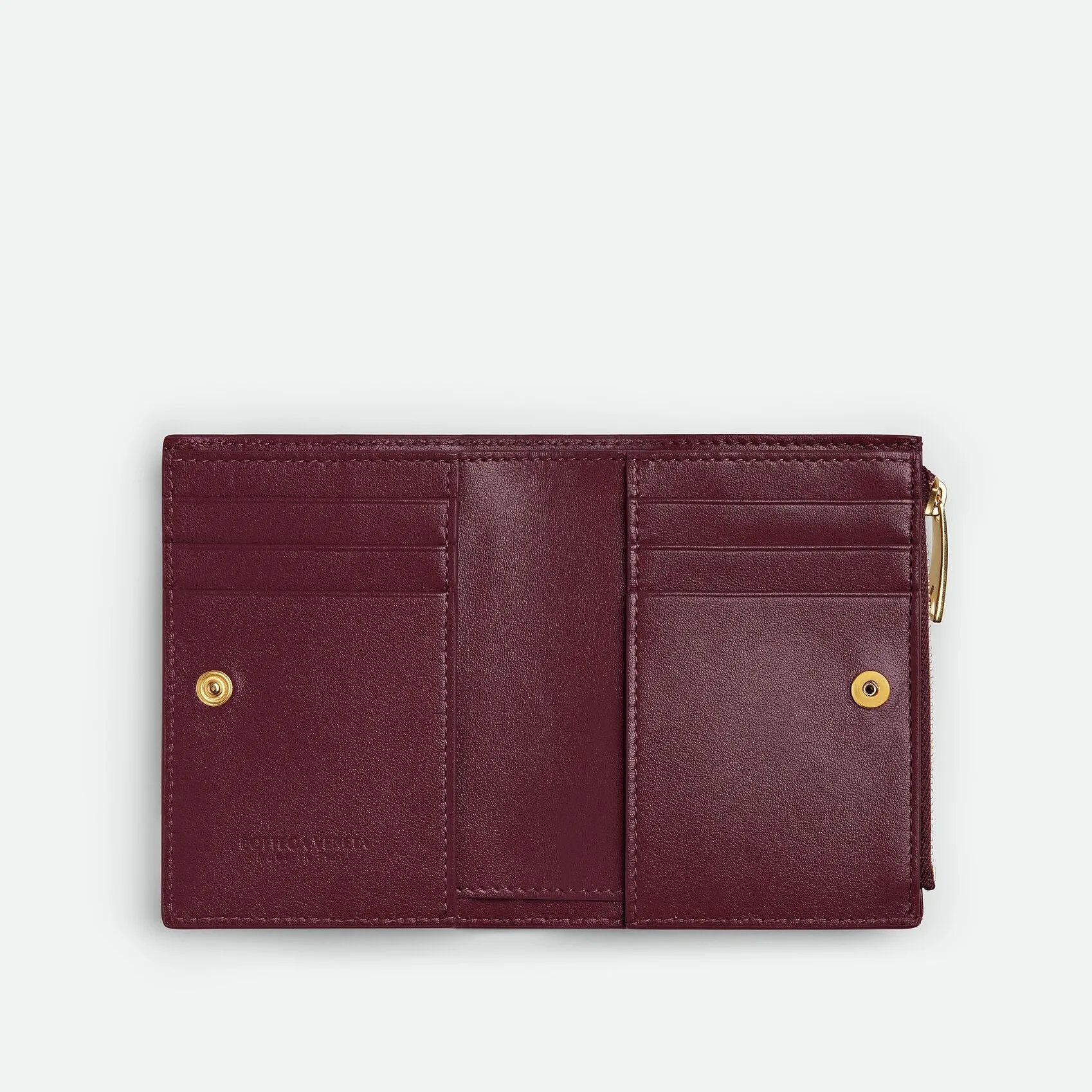 Alternative view of Bottega Veneta Small Bi-Fold Wallet Barolo /
