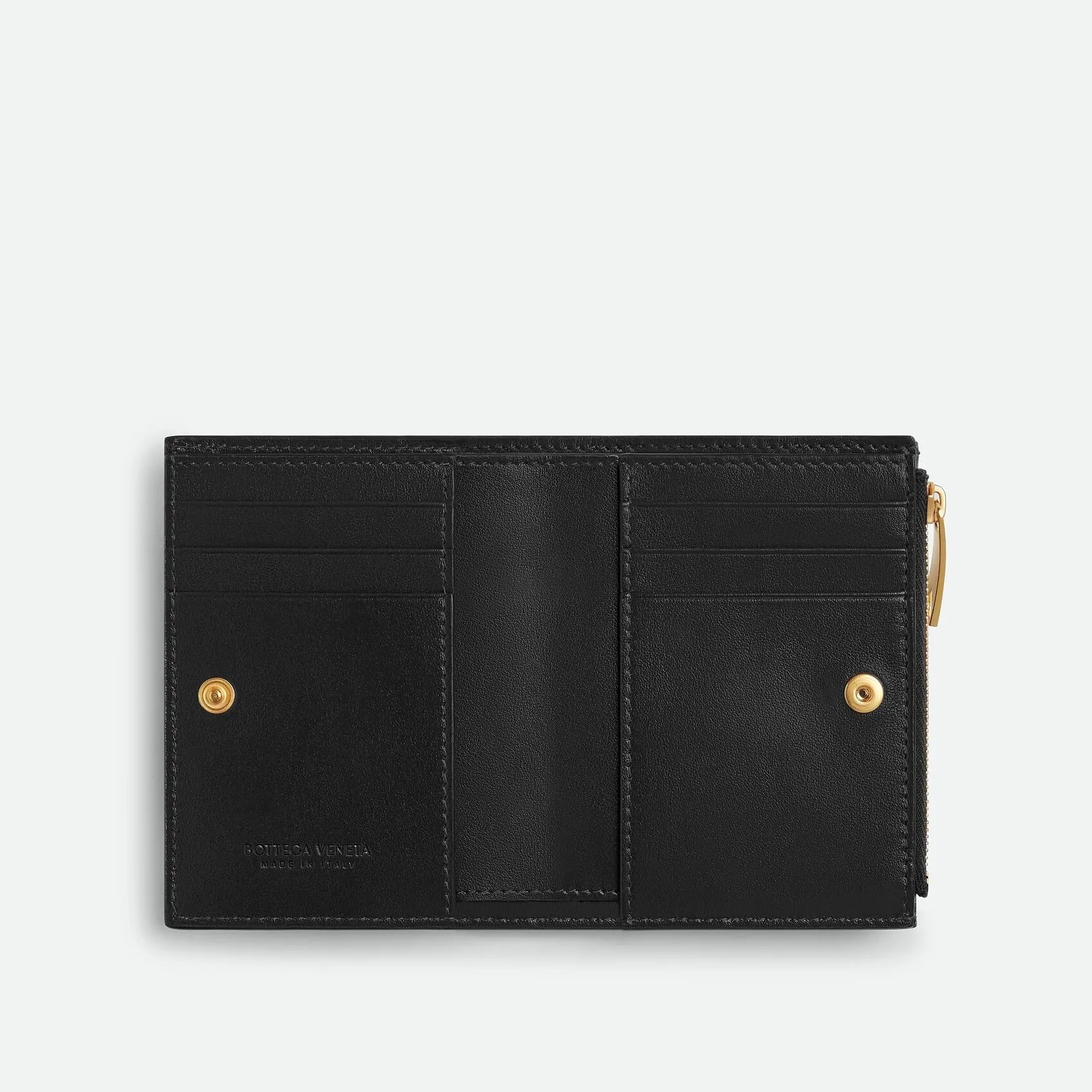 Alternative view of Bottega Veneta Small Bi-Fold Wallet Black /