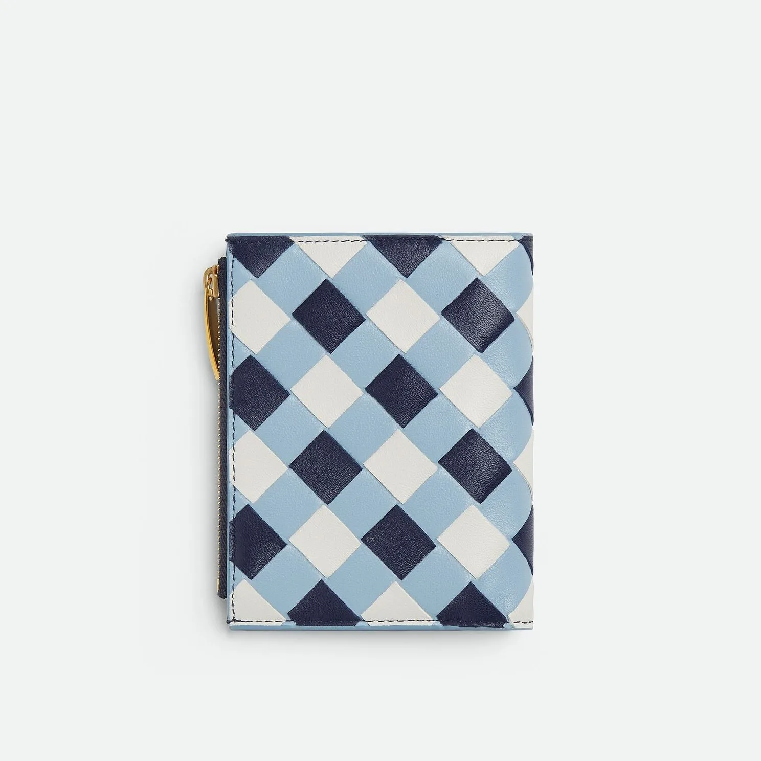 Bottega Veneta Small Bi-Fold Wallet Ice/White / - Image 3