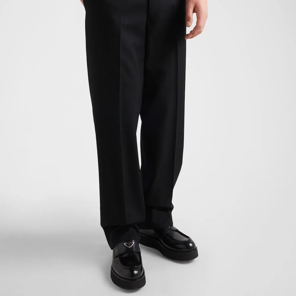 Alternative view of Prada Brushed Leather Loafers Black 2DG147_055_F0002_F_X023