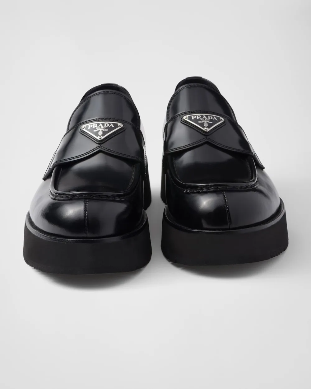 Prada Brushed Leather Loafers Black 2DG147_055_F0002_F_X023 - Image 5