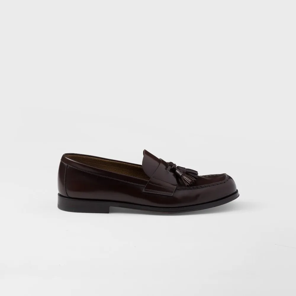 Prada Brushed Leather Loafers Sienna 2DB214_055_F0038_F_C000 - Image 5