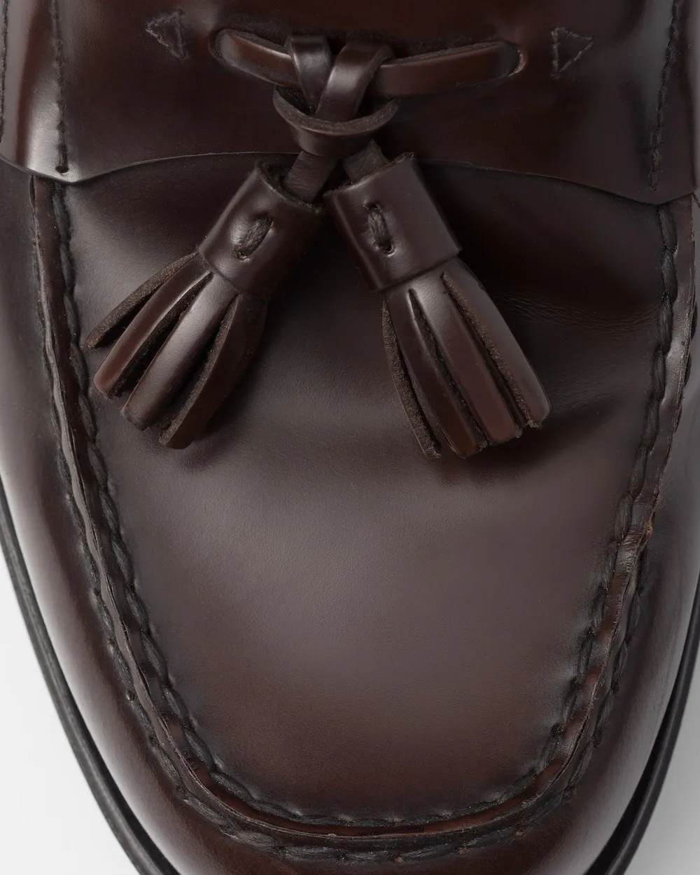 Prada Brushed Leather Loafers Sienna 2DB214_055_F0038_F_C000 - Image 6