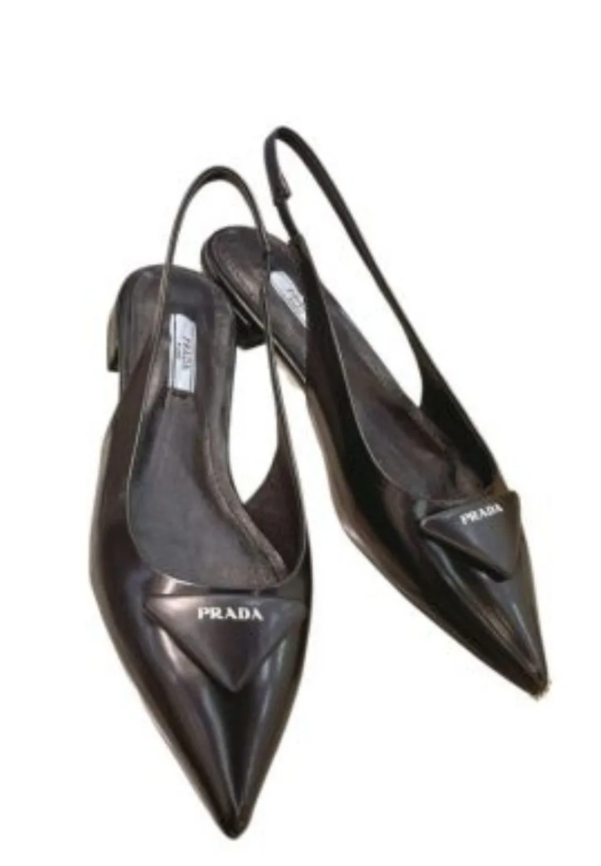 Prada Brushed Slingback