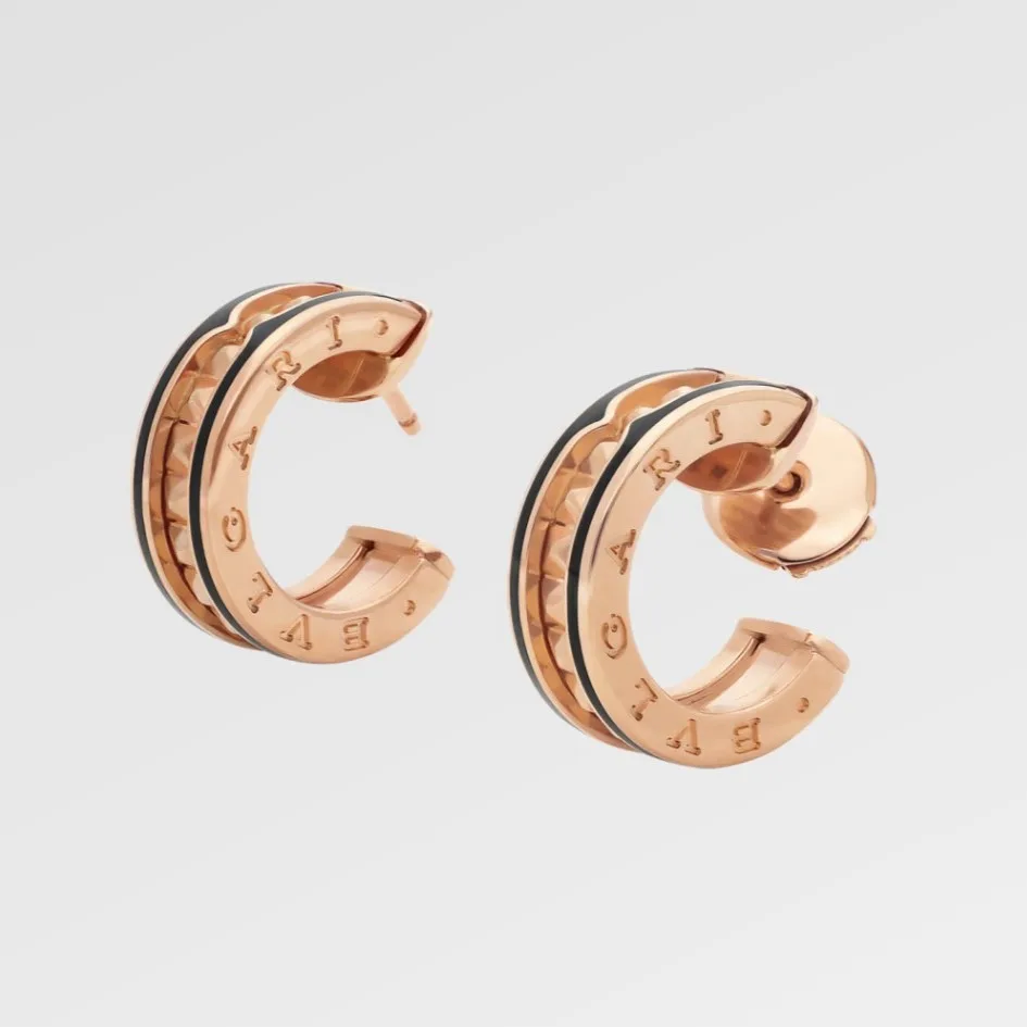 Bvlgari B.zero1 Earrings Rose Gold - Image 3